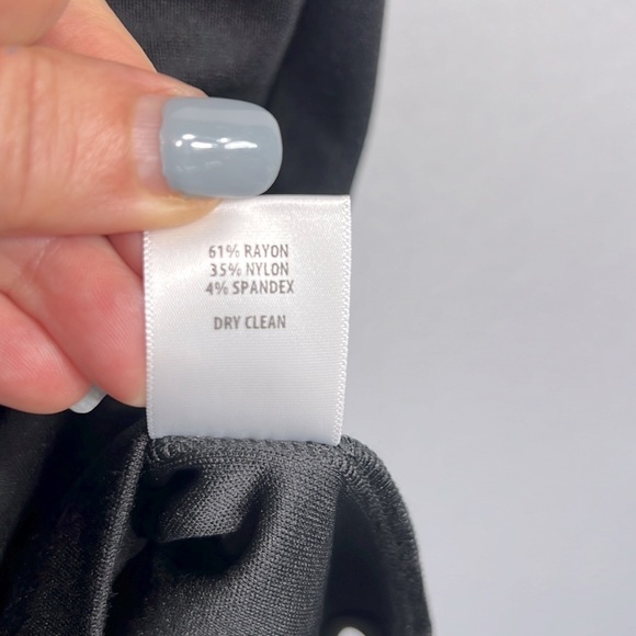 Bailey 44 Black Choker Neck Sheath Cocktail Dress size S NWOT - Picture 7 of 7